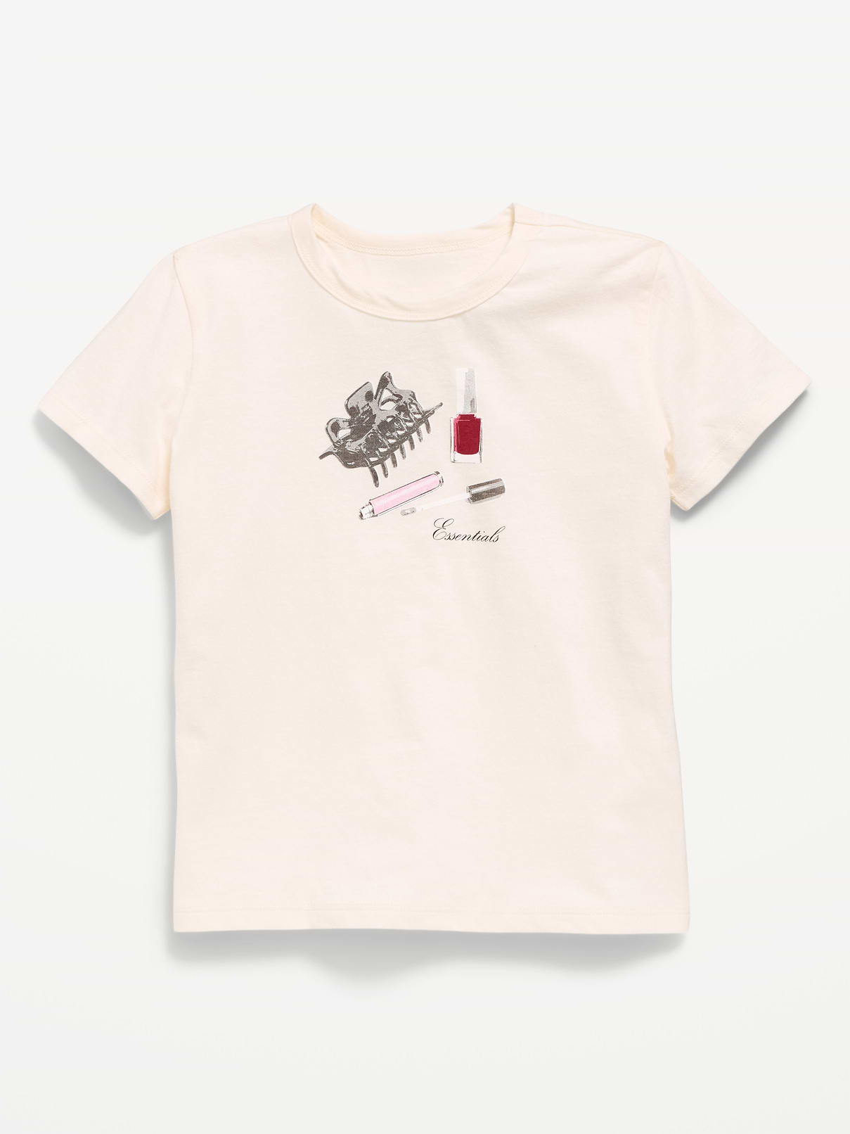 Image number 1 showing, Short-Sleeve Graphic T-Shirt for Girls