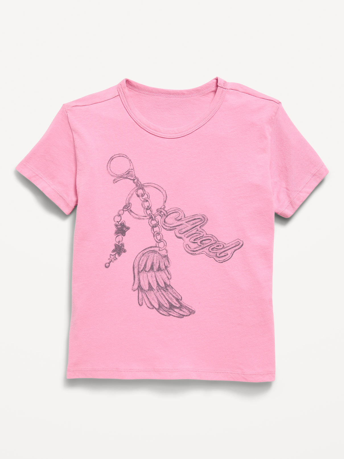 Image number 1 showing, Short-Sleeve Graphic T-Shirt for Girls