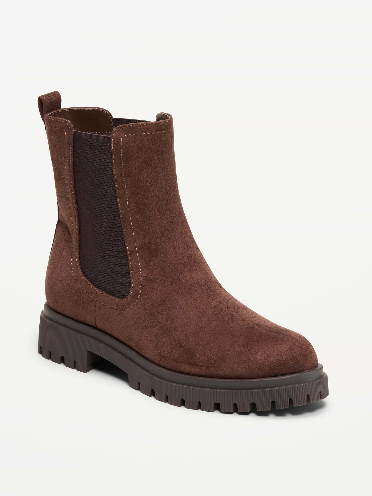 Faux-Suede Chelsea Boots for Women