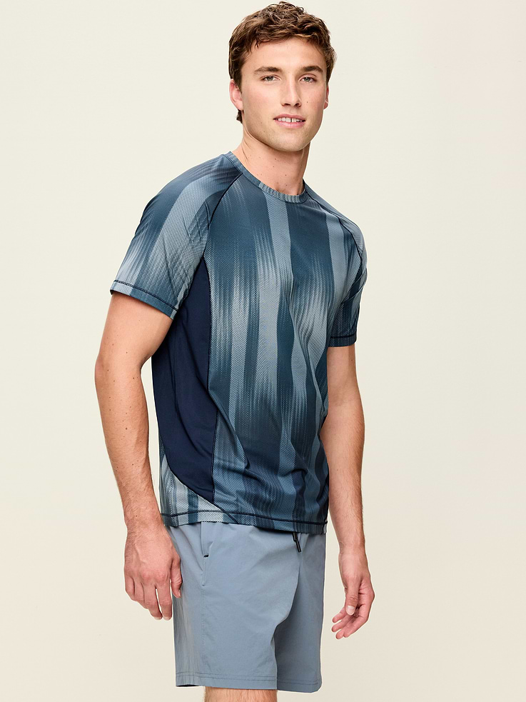 Image 1 of 5, crew neck, short raglan sleeves, breathable, sweat-wicking, quick-drying, Product #907969