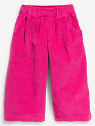 Image number 1 showing, Pull-On Textured Corduroy Wide-Leg Pants for Toddler Girls