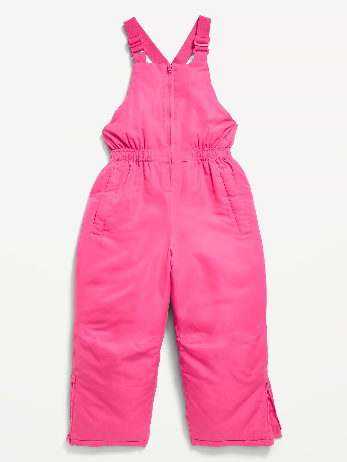Image 4 of 4, Water-Resistant Snow-Bib Overalls for Girls