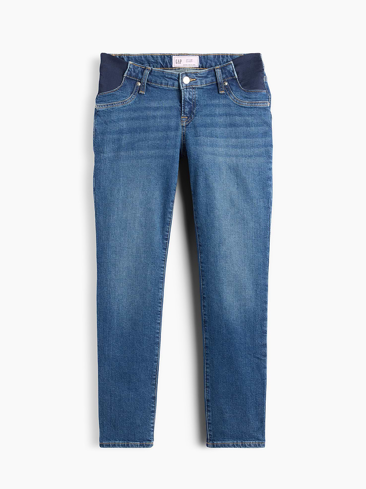 Image number 1 showing, Maternity Inset Panel Vintage Slim Jeans