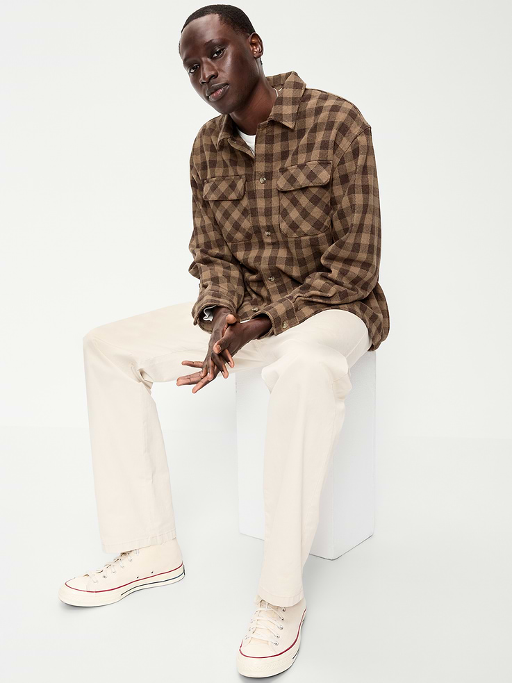 Image number 3 showing, Long-Sleeve Heavyweight Plaid Flannel Pocket Shirt