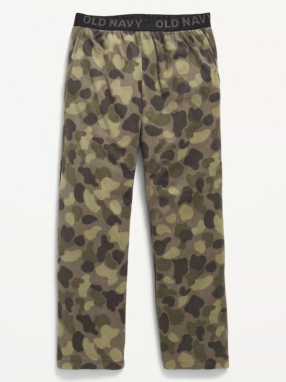 Gender-Neutral Microfleece Pajama Pants for Kids