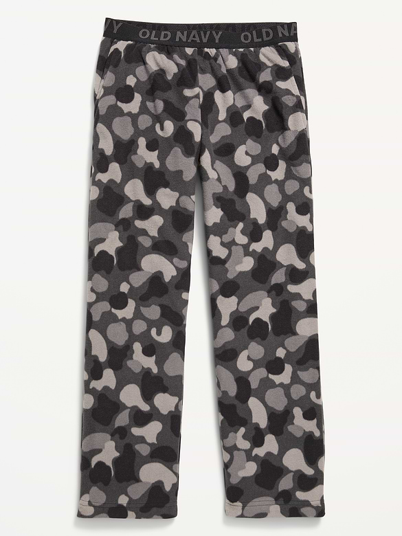 Gender-Neutral Microfleece Pajama Pants for Kids