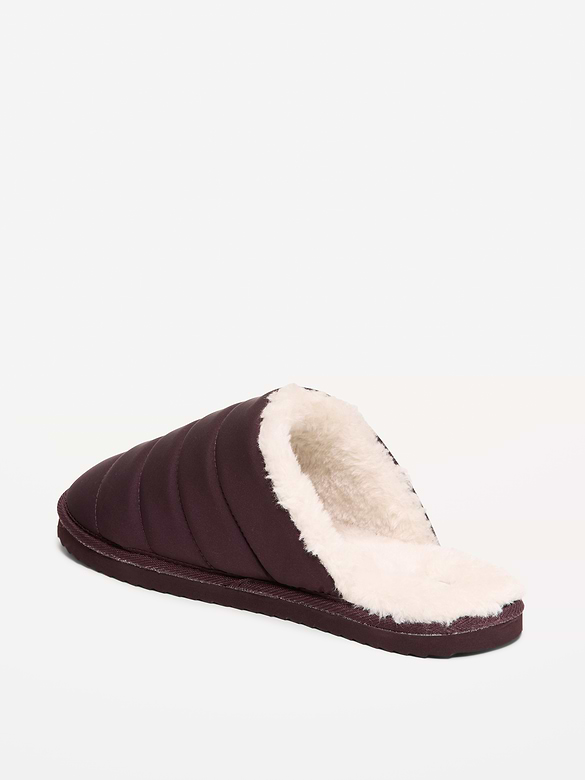 Puffer Sherpa Slippers for Women