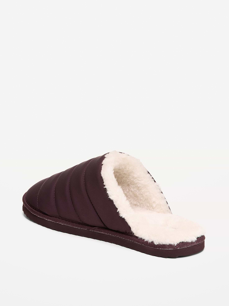 Image number 4 showing, Puffer Sherpa Slippers for Women