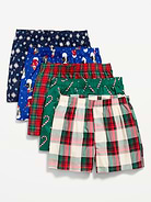 Image 1 of 1, elasticized waist band, fly front, pack includes solid colors and prints, Product #905893
