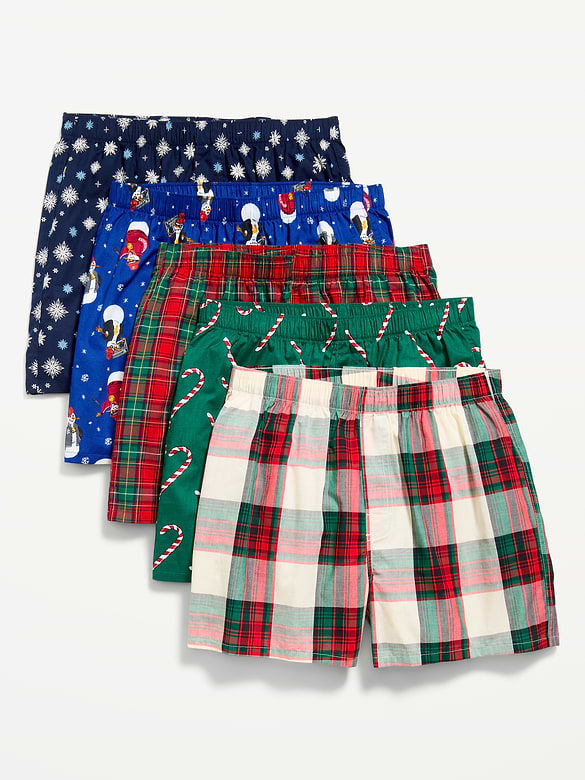 5-Pack Soft-Washed Boxer Shorts -- 3.75-inch inseam