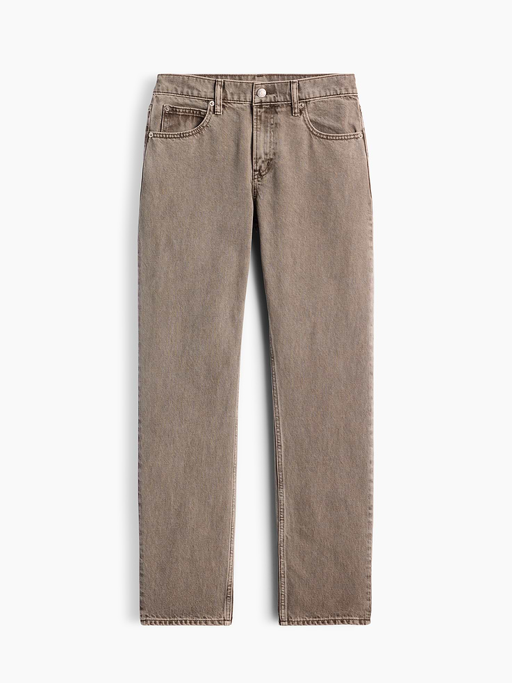 Image number 7 showing, Mid Rise Straight Taper Jeans