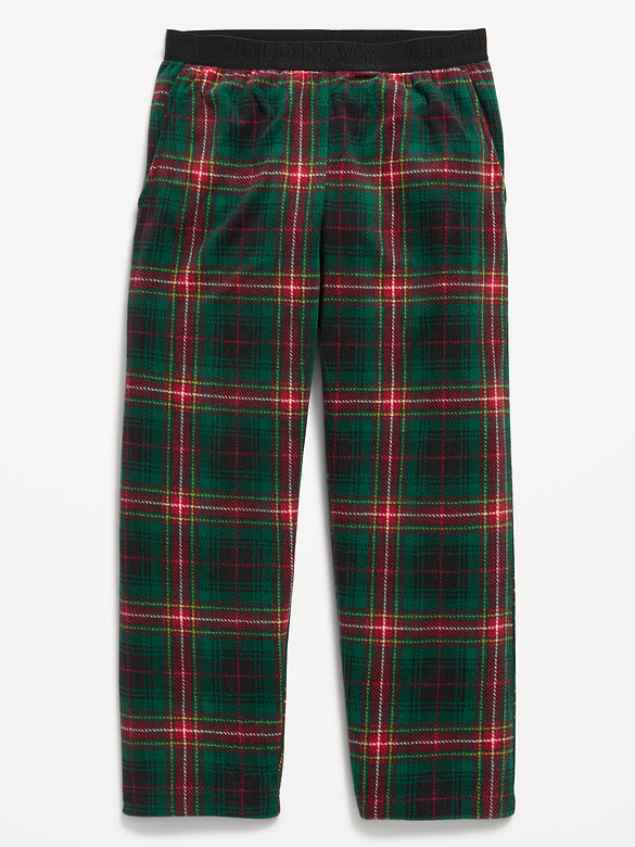 Gender-Neutral Microfleece Pajama Pants for Kids