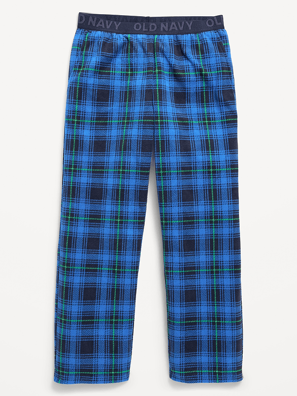 Gender-Neutral Microfleece Pajama Pants for Kids