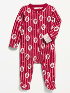 Image 1 of 1, crew neck, long sleeves, fold-over mittens at each sleeve, full-length reversible zipper, sewn-in feet, Product #911241