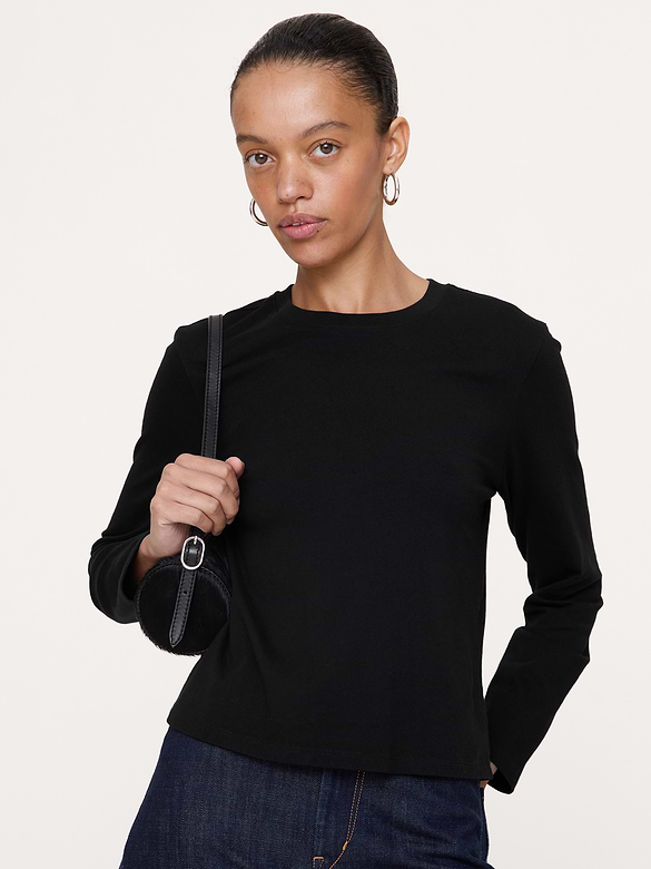 Vintage Cotton Long-Sleeve T-Shirt