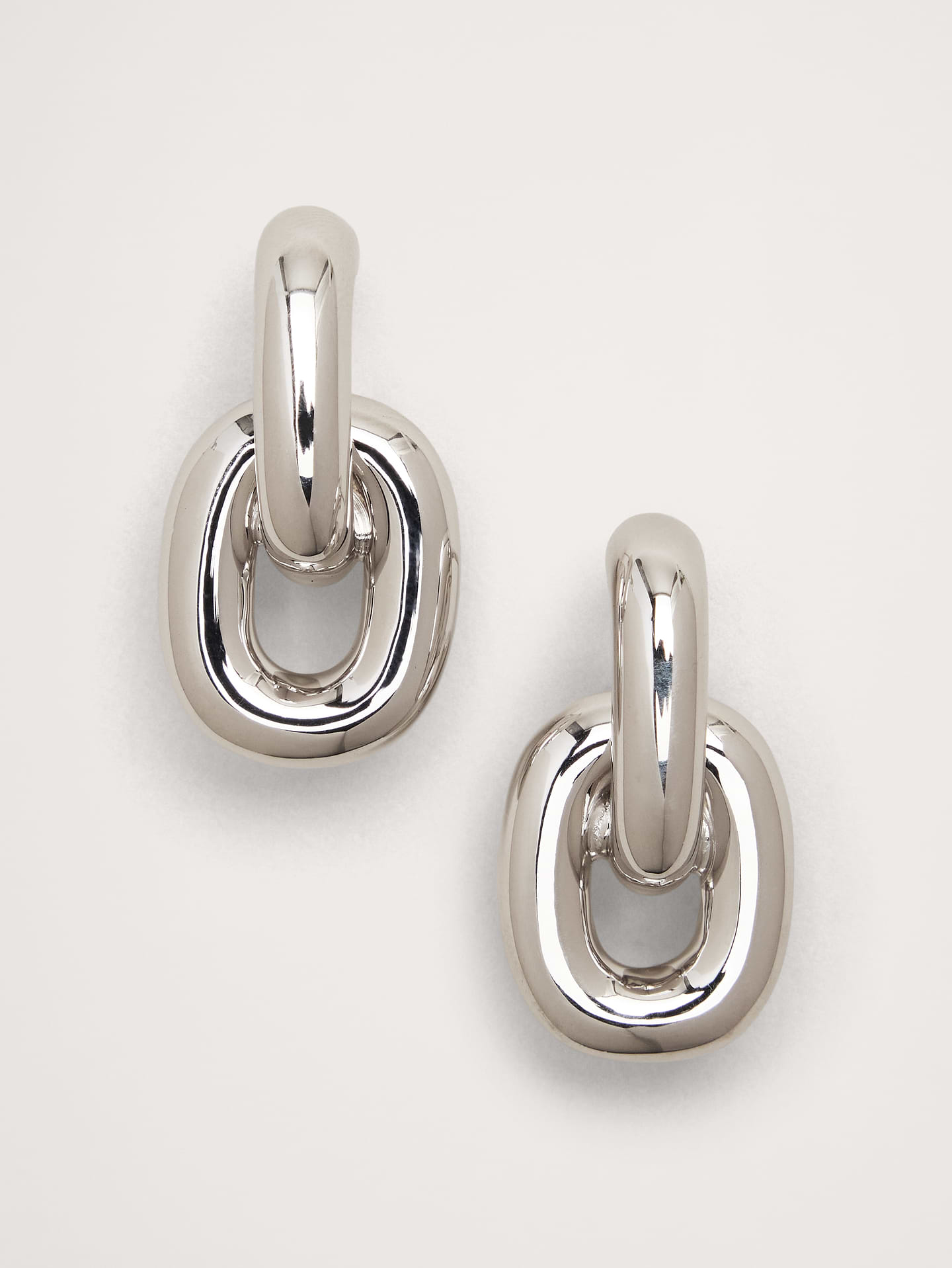 Image 1 of 5, Just like the signature chunky chain links, the Mini Kylie Earrings balance bold aesthetic and everyday appeal., Martha Calvo: Miami-based jewelry brand known for bold chains, freshwater pearls, and playful, high-impact pieces made by hand. Designed to be mixed, matched, and enjoyed., Pierced post backs., Made in the USA., Product #1184003