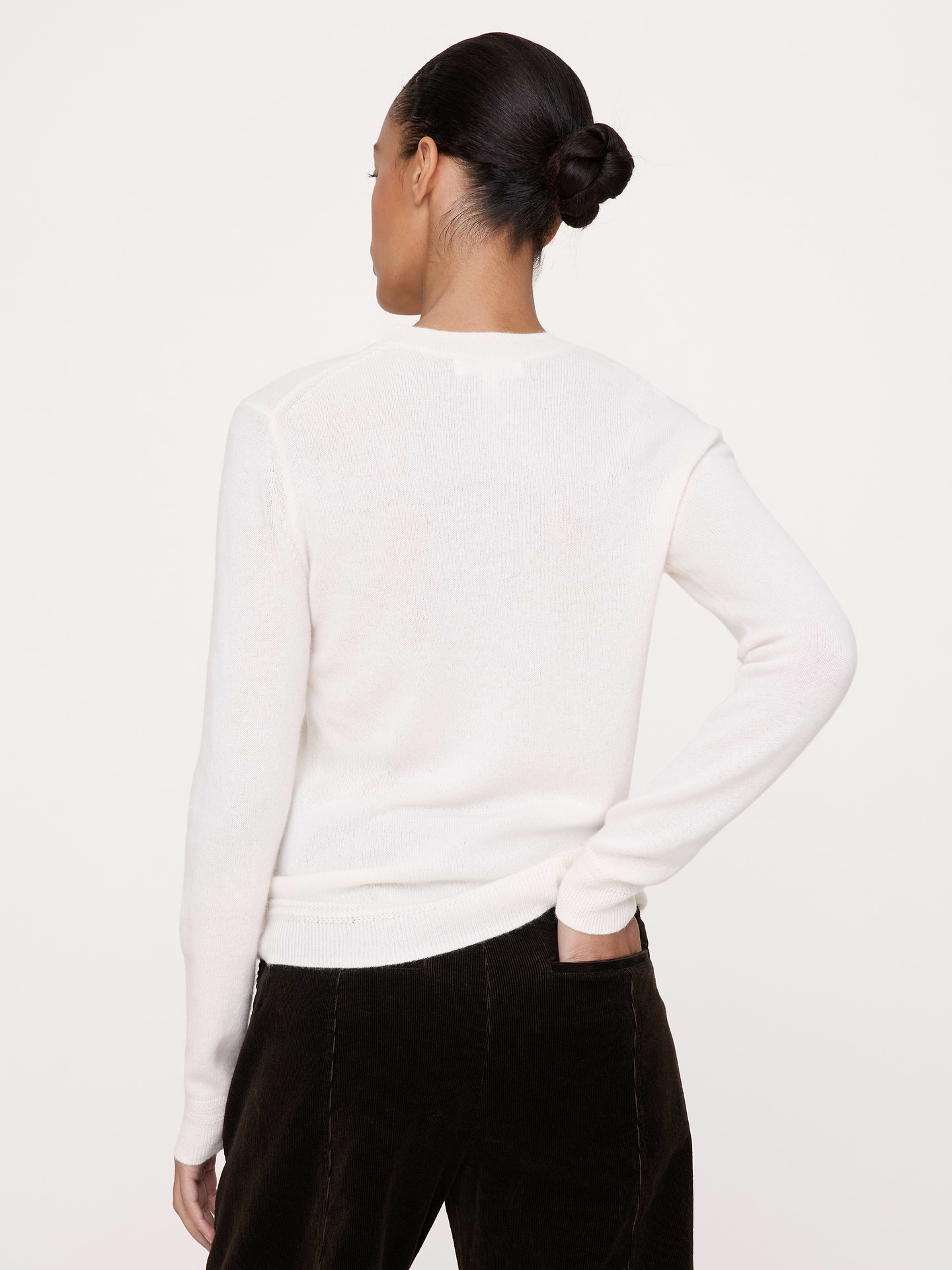 Image number 8 showing, Lightweight Cashmere Crew-Neck Sweater
