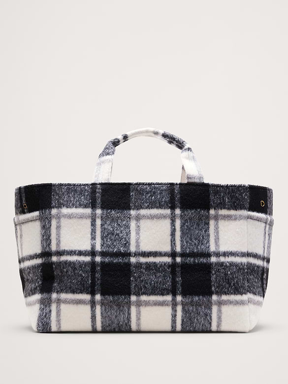 Plaid Airplane Tote By Hat Attack