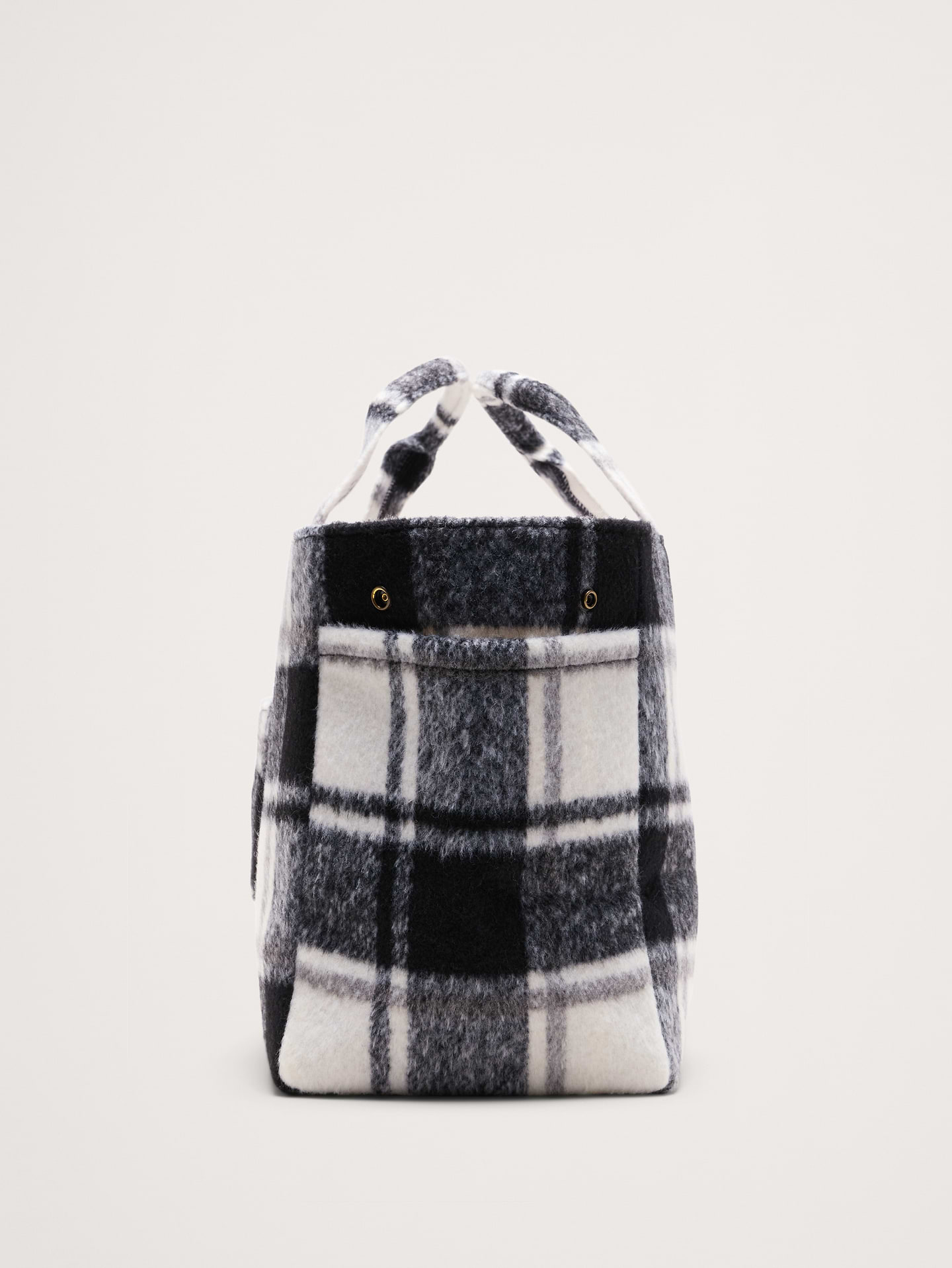 Image number 8 showing, Plaid Airplane Tote By Hat Attack