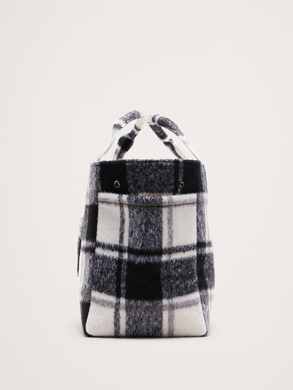 Plaid Airplane Tote By Hat Attack