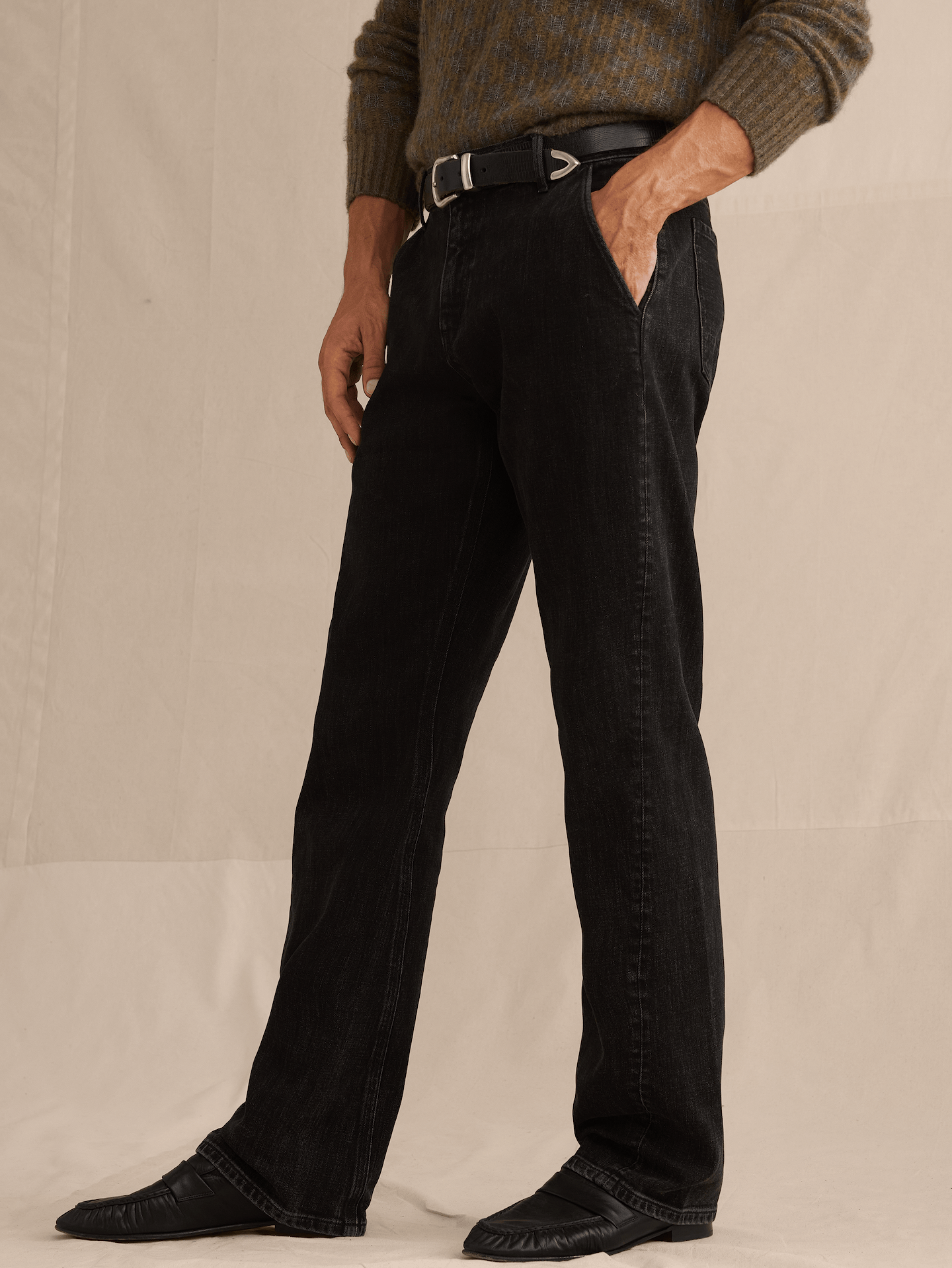 Image number 4 showing, Straight Twisted Seam Jean