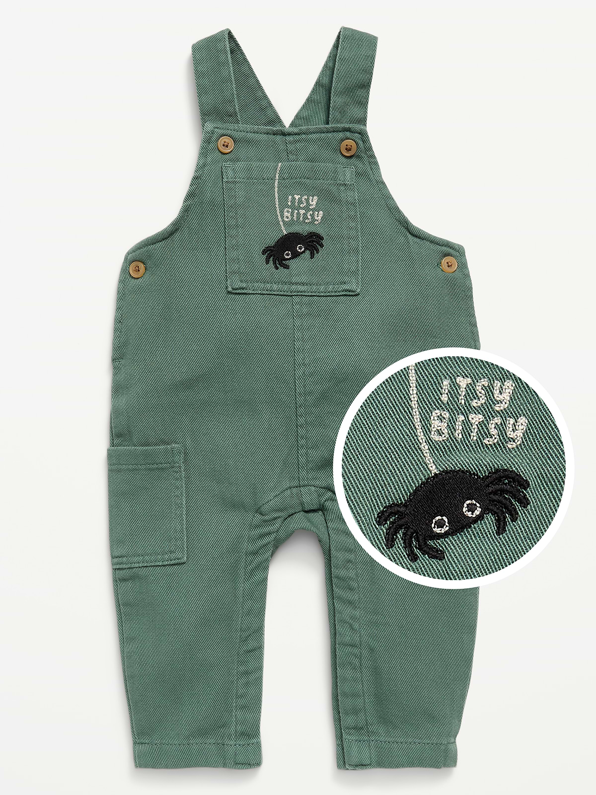 Twill Overalls for Baby