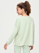 Image 2 de 4, T-shirt long NuageSport à manches longues pour fille