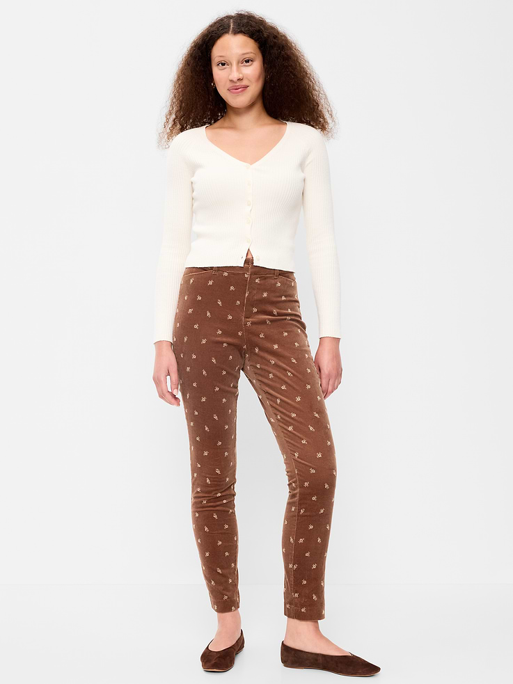Image number 1 showing, High-Waisted Pixie Skinny Ankle Pants