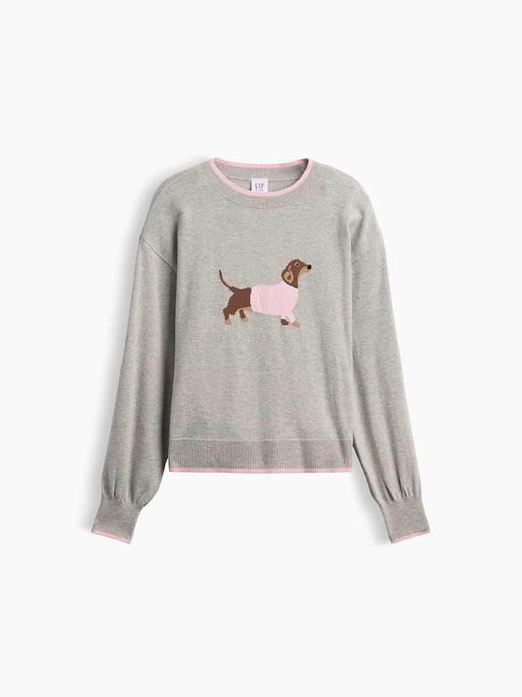 Kids Relaxed Intarsia Sweater