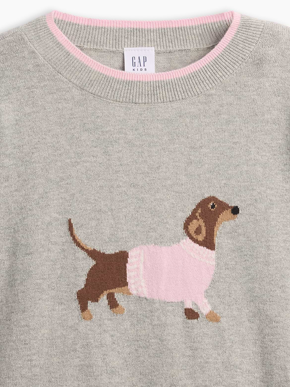 Kids Relaxed Intarsia Sweater