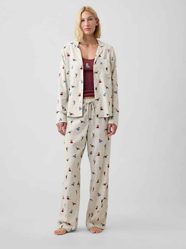 Image number 3 showing, Flannel PJ Shirt