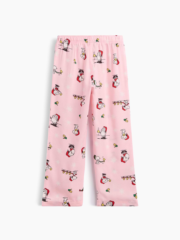 Image 3 of 3, GapKids Peanuts X-Mas Flannel PJ Pants
