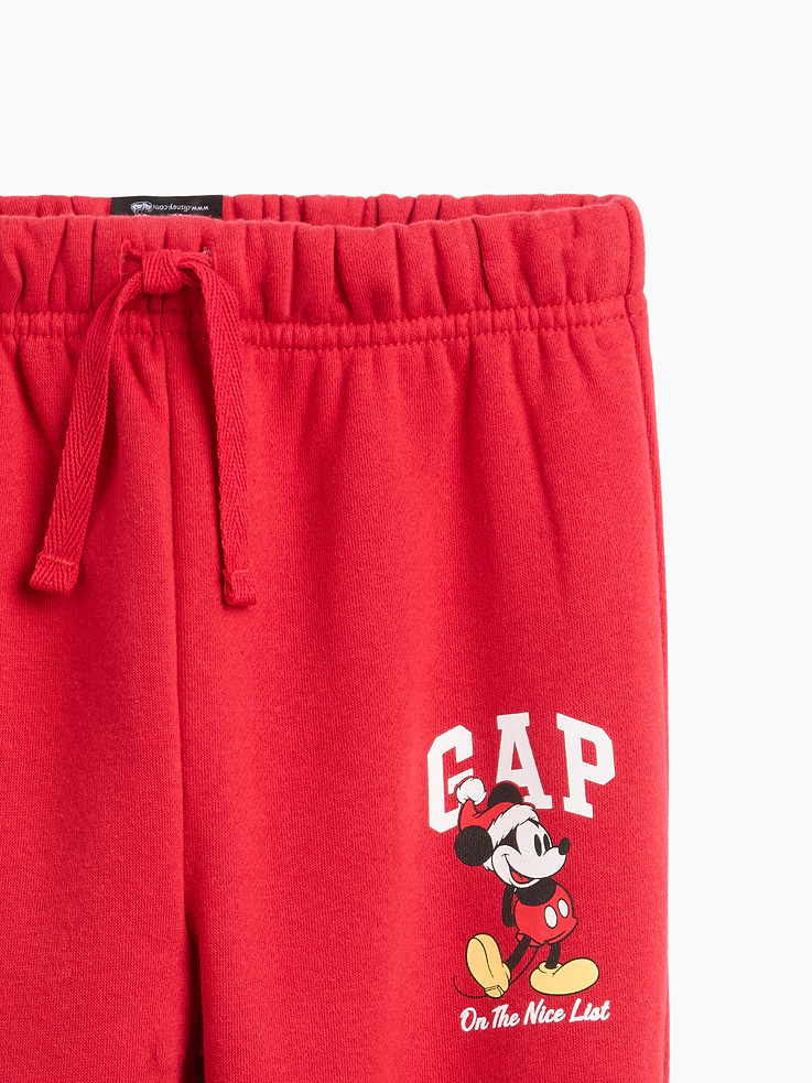Image 2 of 3, babyGap × Disney Mickey Mouse Relaxed Pull-On Logo Joggers