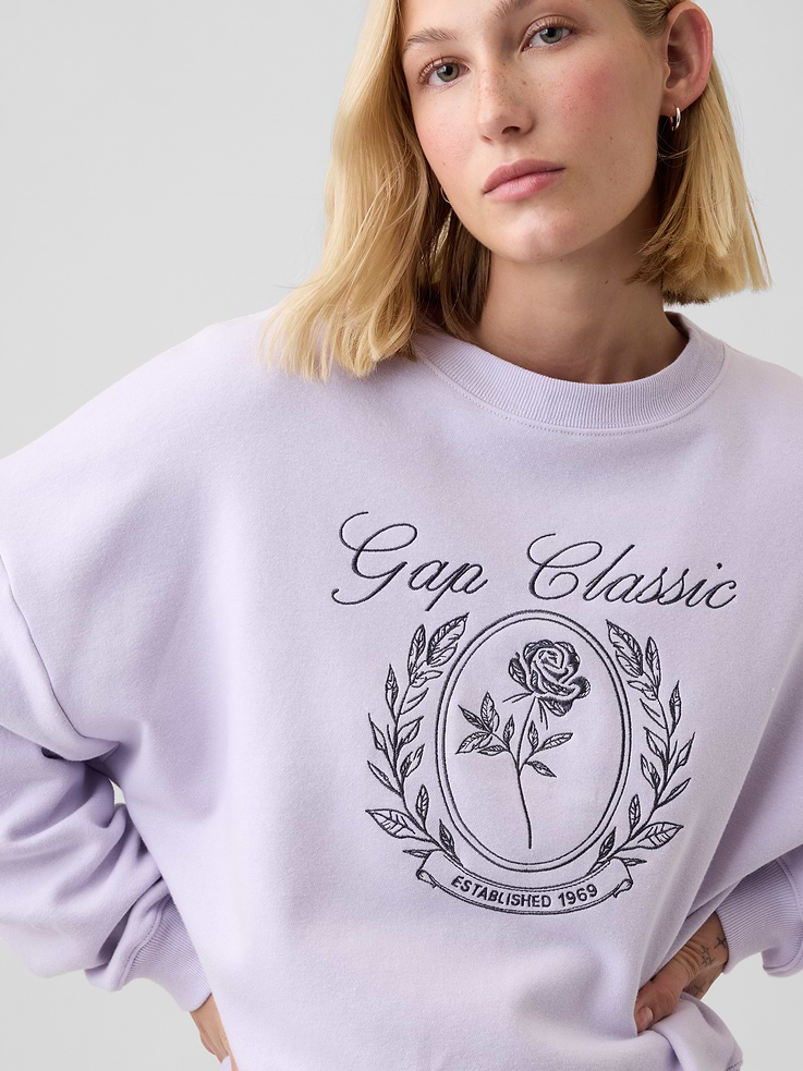Image number 4 showing, Relaxed Wedge Crewneck Sweatshirt