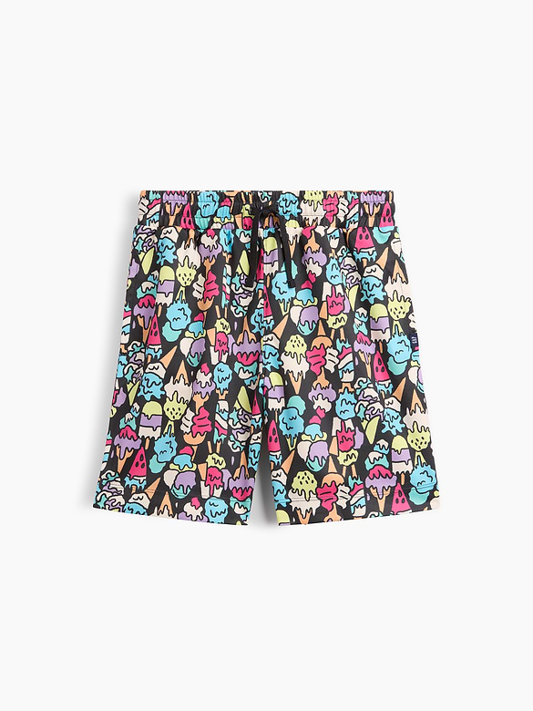 Kids 100% Recycled Pull-On Mesh Shorts