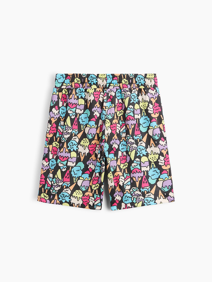 Image 3 of 3, Kids 100% Recycled Pull-On Mesh Shorts