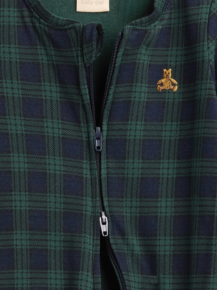 Image number 2 showing, Baby Ribbed Brannan Bear One-Piece