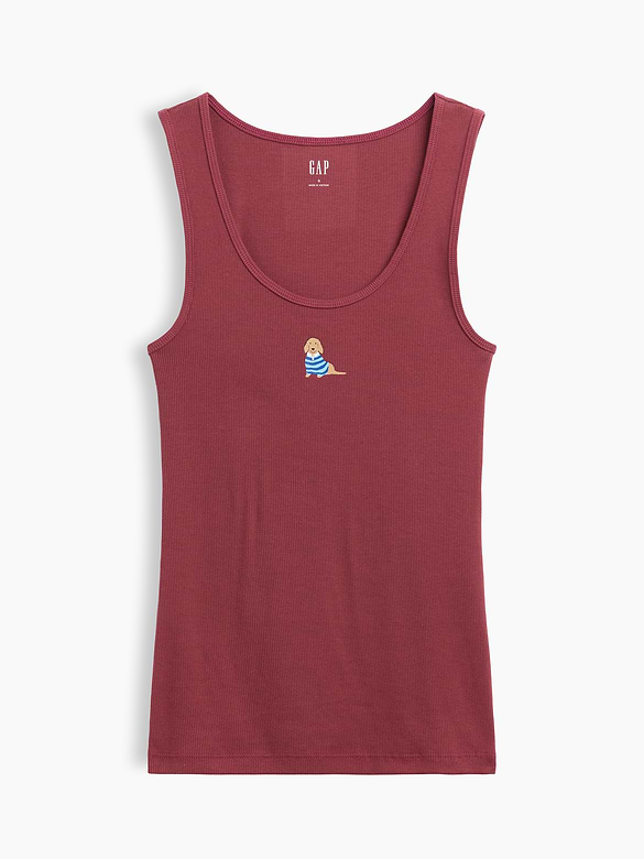 Gap Logo Ribbed Tank Top