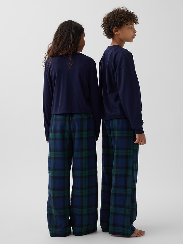 Kids Recycled Flannel PJ Pants