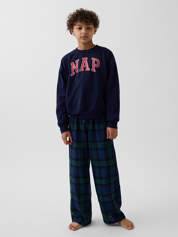 Kids Recycled Flannel PJ Pants