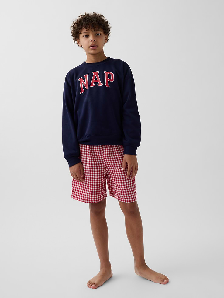 Image number 3 showing, Kids Recycled Flannel PJ Boxer Shorts