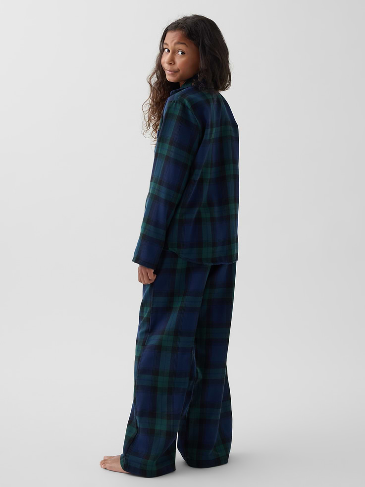 Image number 4 showing, Kids Recycled Flannel PJ Set