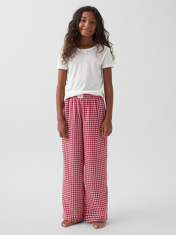 Kids Recycled Flannel PJ Pants