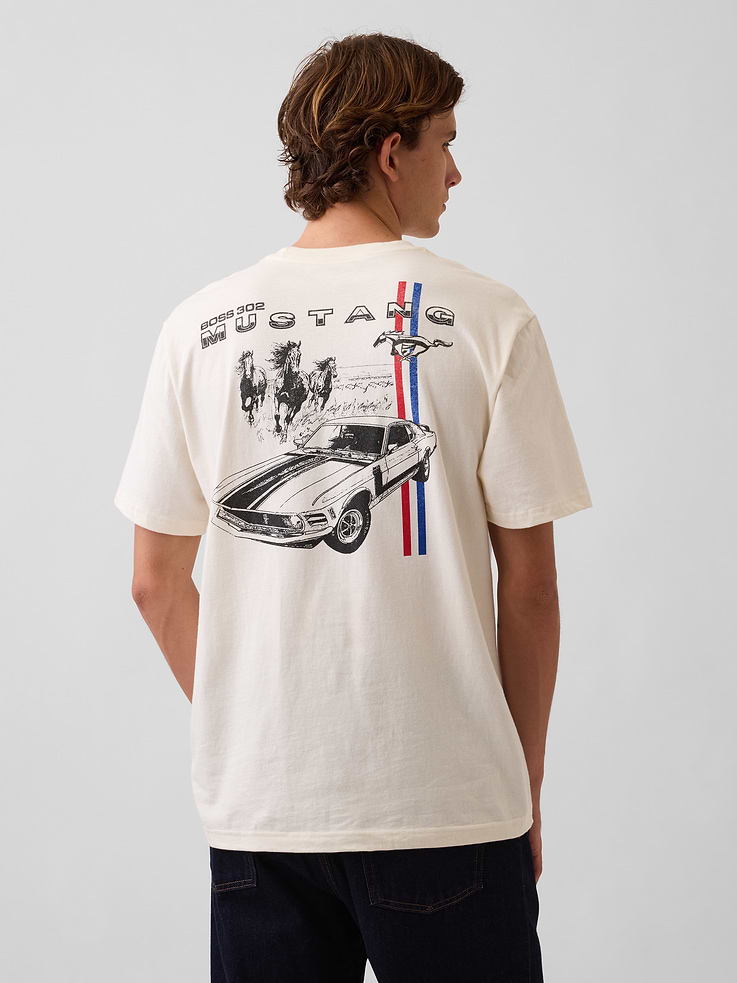 Image number 3 showing, Ford Mustang Relaxed Graphic T-Shirt