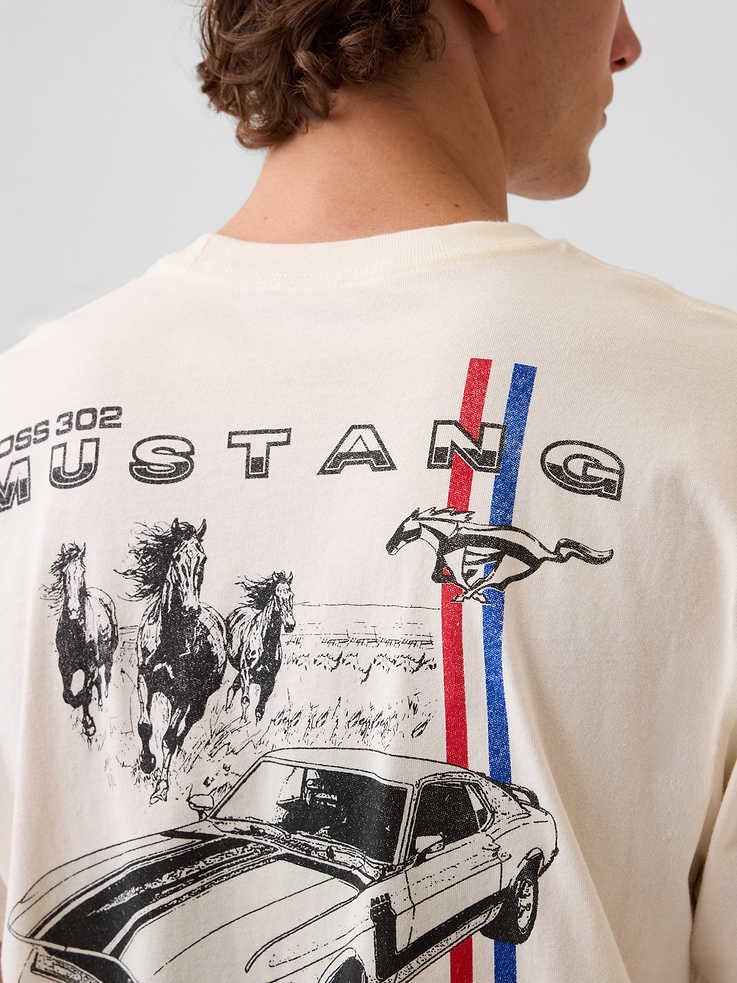 Image number 4 showing, Ford Mustang Relaxed Graphic T-Shirt