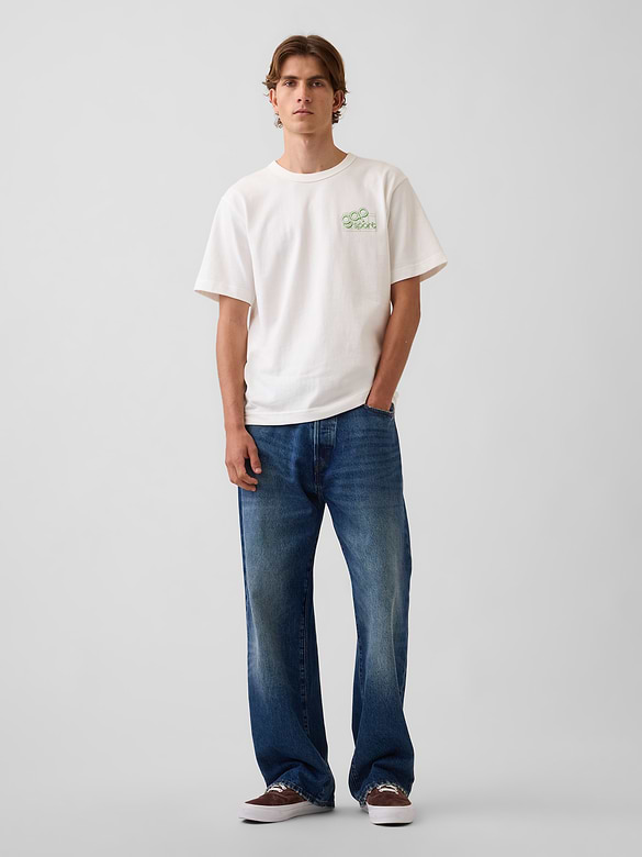 Heavyweight Relaxed Sport Logo T-Shirt