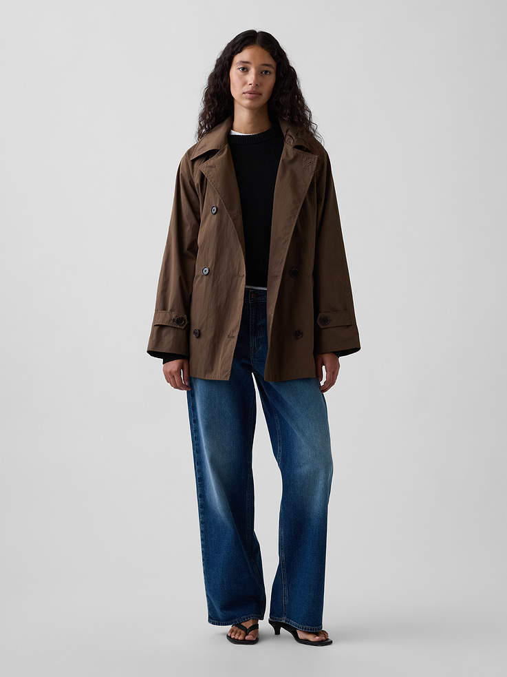 L'image numéro 2 présente Trench mi-long à ceinture