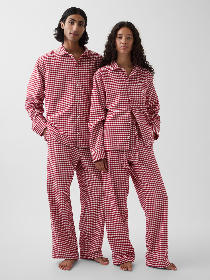 Image number 5 showing, Adult Softest Flannel PJ Shirt