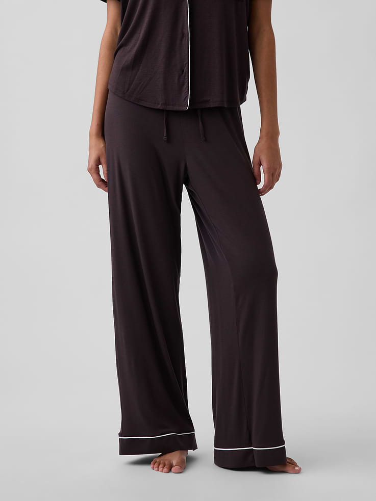 Image number 2 showing, SoftMade Modal PJ Pants