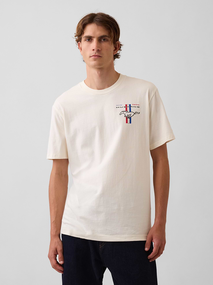 Image number 1 showing, Ford Mustang Relaxed Graphic T-Shirt